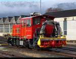 SBB - Schneeschleuder X rot m 99 85 94 91 110-4 abgestellt im SBB IW Biel am 05.12.2020 ....