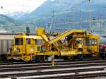 J.Mller.AG - Baumaschiene VTms 40 85 95 81 932-2 im Bahnhof von Buchs/SG am 25.05.2008