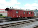 SBB - Dienstwagen Xs 40 85 95 32 106-3 im Areal des Gterbahnhofs von Biel/Bienne am 05.09.2009