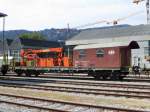 SBB - Dienstwagen Xa 80 85 97 39 700-5 im Areal des IW Biel ..Foto vom 10.08.2014 ..