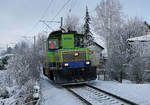 BLS TRAKTOREN:
BLS Tm 235 094-0 bei Biberist unterwegs am 29. Januar 2019.
Foto: Walter Ruetsch 