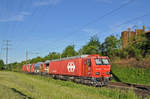 Löschzug  Basel  XTmas 99 85 9174 002-7 fährt Richtung Rheinfelden. Die Aufnahme stammt vom 16.05.2017.