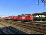 SBB - LRZ  XTmas 99 85 91 077 003-2 als Dienstfahrt unterwegs bei der Durchfahrt im Bhf. Rupperswil am 2024.08.16