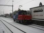 Eem 923 001-2 auf Testfahrt in Pfffikon SZ, 02.02.2012.