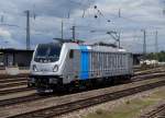 RAILPOOL (BOMBARDIER): Die 187 005-4 in Basel Badischer Bahnhof am 23. Juni 2015.
Foto: Walter Ruetsch 