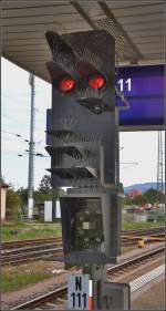 Saguaro -Signal im badischen Bahnhof in Basel. Gesehen im September 2015.