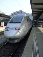 Hier der TGV POS Triebkopf 4405 am 5.3.