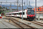 RBDe 560 209-9  Domino  SBB (DO 94 85 7 560 209-9 CH-SBB) ist im Bahnhof Bellinzona (CH) abgestellt.