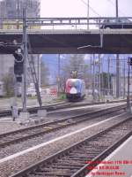 1116 056-1 *EM-Rumnien*  haut  als Lokzug 88717 wieder ab nach Feldkirch.