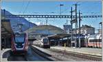 Twindexx Bombardier, Stadler Kiss und ICE4 in Chur.