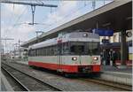 Der transN (ex cmn) BDe 4/4 N° 6 ist nun in La Chaux de Fonds bereit für die Rückfahrt als R 22 314 nach Les Ponts de Martel.