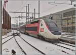 Am nächsten Tag liegen nur noch wenige Zentimeter Schnee,  als TGV Lyria Rame 4719 Lausanne in Richtung Paris Gare de Lyon verlässt. 

10. Januar 2024
