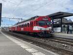 RM RBDe 566 I 222 auf der Jubiläumsfahrt 50 Jahre RBDe I in Murten