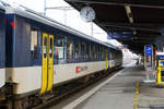 Regio Neuchâtel - Frasne mit RBDe 562 004-2 in Neuchâtel am 2. November 2019-
Foto: Walter Ruetsch