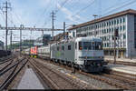 RADVE Re 620 003 / Olten, 4. Mai 2022<br>
Aufgrund eines Lagerschadens wird die DB 185 118 durch Railadventure mithilfe von Loco Buggies nach Deutschland überführt. Die Lok stand zuvor exakt ein halbes Jahr zuerst in Münsingen, dann in Ostermundigen auf dem Abstellgleis.