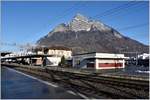 Bahnhof Sargans mit Gonzen.