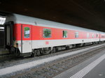 DB / Nachtzug - 1 +2 Kl. Schlafwagen WLABmz 61 80 72-90 014-4 im HB Zürich am 29.06.2016