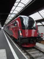 BB-Railjet RJ 362 ist aus Salzburg kommend in Zrich Hbf.