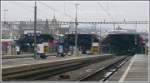 Aussergewhnliches Bild, verwaister Hauptbahnhof Zrich zwischen den Spinnen um viertel nach fnf Nachmittags.