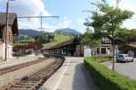 Bahnhöfe in der Schweiz: Bahnhof Zweisimmen am 8.