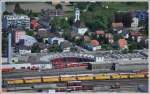 Rundschuppen des Lokdepots RhB in Landquart.