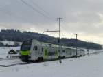 Mutz 515 001 bei Gasel am 07.02.2013