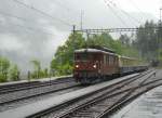 BLS / 100 Jahre Ltschbergbahn in Frutigen - Ae 4/4 251 mit Extrazug unterwegs bei Blausee-Mitholz am 29.06.2013