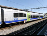 BLS - Jumbo Personenwagen 2 Kl. B 50 85 22-35 628-8 im Bahnhof Lyss am 2019.04.20