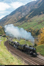 SBB Historic C 5/6 2978 und Eurovapor Sulgen C 5/6 2969 ziehen am 21.