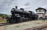 Die SBB Historic C 5/6 2978 (90 85 0 002978-4 CH-SBBH) war am 19.09.2021 zu Gast beim Eisenbahnfest im Bw Arnstadt/hist.