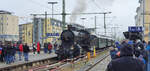 C 5/6 Elefant der SBB Historic am Samstag 02.04.2022 in Friedrichshafen, nachdem die S 3/6 abgekuppelt war.