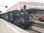 Das DVZO Tigerli Bretswil steht anlddlich zum Rheintaljubi im Bahnhof Rorschach bereit.