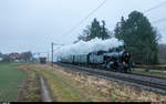 Dampfbahn Bern Habersack Eb 3/5 5810 mit Extrazug für die Railway Touring Company am 7.