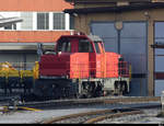 SBB - 841 032-6 abgestellt im Bahnhofsareal in Schaffhausen am 05.02.2021