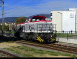 travys / OC - Lok 98 85 5 842 705-6 bei Rangierfahrt in Les Granges am 16.10.2022