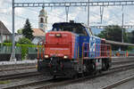 Am 843 065-4 durchfährt am 10.06.2024 solo den Bahnhof Rupperswil.