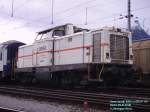 Ex DB 211 118, die Am 847 958-6  Nicole  der Baufirma Sersa  Buchs SG 01.03.08