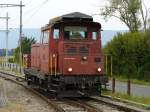 SBB Cargo - Em 3/3 18837 im Bahnhofsareal von Ins am 17.09.2007