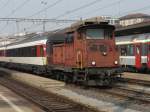 SBB - Em 3/3 18831 bei Rangierarbeiten im Bahnhof von Chiasso am 23.02.2008