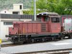 SBB - Rangierlok Em 3/3  18814 in Visp am 10.05.2010