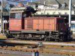 SBB Diesellok Em 3/3 18832 im SBB Bahnhof von Solothurn am 18.11.2006