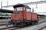 Em 3/3 18825, wartet am Bahnhof Kaiseraugst auf den Abbruch bei der Firma Thommen. Die Aufnahme stammt vom 04.09.2016.