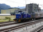 LSB - Lok 98 85 5837 863-1 Unterwegs in den EMS Werken in Domat am 21.09.2017 ..