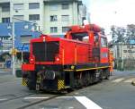 Tckisch: In Emmenbrcke fhrt ein Anschlussgleis ber die stark-befahrene Bahnhofstrasse.