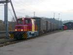 BABHE - Rangierlok Tm 2/2  236 923-9 in Roggwil bei Rangierarbeiten am 25.03.2010 ..