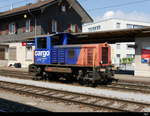 SBB - Rangierlok Tm 2/2  232 102-4 im Bahnhof Wangen bei Olten am 30.06.2018