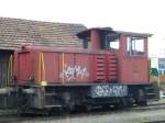 SBB - Tm 2/2 9661 Abgestellt im Gterbahnhof von Biel/Bienne am 13.01.2008