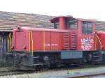 SBB Cargo - Diesellok Tm 2/2 9664 Abgestellt im SBB Gterbahnhof von Biel / Bienne am 13.01.2008