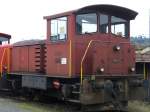 SBB - Diesellok Tm 2/2 9674 abgestellt im Gterbahnhof von Biel / Bienne am 18.01.2008