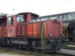 SBB - Diesellok Tm 2/2 8781 im Gterbahnhof von Biel/Bienne am 08.02.2009